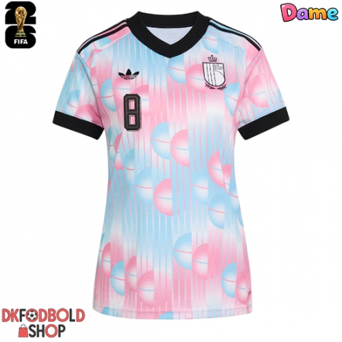 Belgien Youri Tielemans #8 Udebanetrøje Dame VM 2026 Kort ærmer